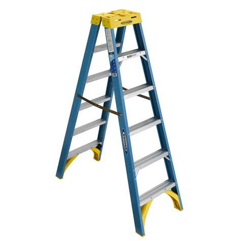 werner 6 foot fiberglass ladder|lowe's 6 ft fiberglass ladder.